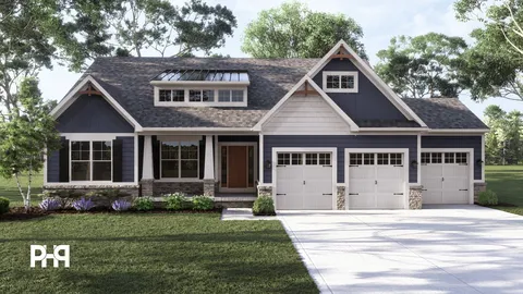 The Mackenzie house plan, exterior view 1